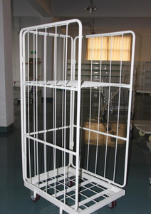 तह पिंजरे भंडारण के लिए उपयुक्त छोटे आइटम या भागों रोल रसद ट्राली - Product Image 6