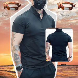 Camiseta para Hombre con Bordado y Estampado Gráfico, Tejido Orgánico Sostenible, Corte Ajustado, Ropa Deportiva para Gimnasio y Atletismo - Product Image 2