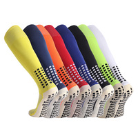 Logo personnalisé hommes genou haut long sport antidérapant antidérapant football athlétique élites baseball football chaussettes à prise épaisse
