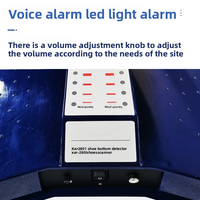 Détecteur de métaux pour scanner de pieds, haute sensibilité, avec alarme sonore LED de qualité supérieure