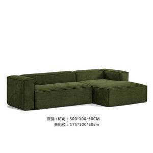JJY-008 Nuovo Set di Divani Modulari di Lusso in Stile Nordico Italiano Europeo, Arredamento Classico per Appartamenti e Hotel - Product Image 3