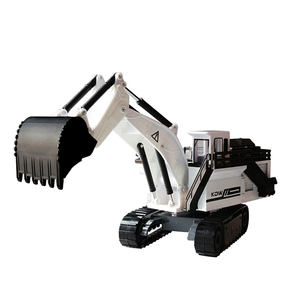 1/87ème pelle <span class=keywords><strong>pelleteuse</strong></span> en alliage KDW métal moulé sous pression, excavateur camion ingénierie Construction véhicules jouets - Product Image 2