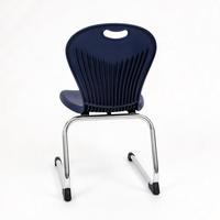 Chaises d'étudiant pour l'école, base cantilever, dossier moulé monobloc, empilables, pour salle de classe, étude et lecture
