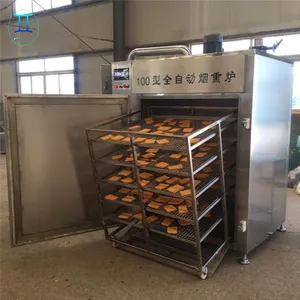 훈제 닭 장비 에너지 절약 쉬운 가동 BBQ 소시지 닭 굽기 흡연자 연기 기계