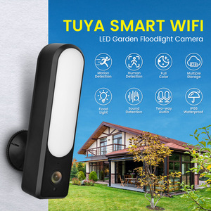 Wifi Tuya Spot <strong>Light</strong> <strong>Camera</strong> Home 1080P <strong>Security</strong> Outdoor Wall <strong>Light</strong> Audio Video Recording Siren Alarm Motion Sensor Flood <strong>Light</strong> - Product Image 2