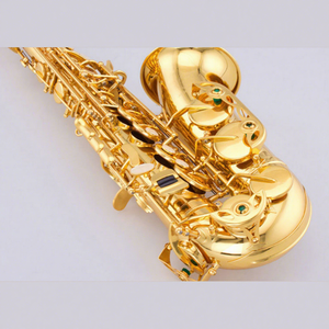 Saxofón Alto, Clave Eb, F, Directo de Fábrica #    Instrumento Musical de Viento con Acabado en Laca Dorada - Product Image 2