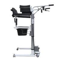 Chaise de transfert électrique avec cadre de levage corporel, fauteuil roulant médical et orthopédique fiable pour des transferts de patients sécurisés