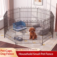 Cage pour chien Teddy, clôture pour animaux de compagnie pour petits chiens, maille en fer respirante, assemblable, capacité de 10 kg, vente directe en gros