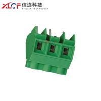 Bloc de bornes en laiton à brancher pour connexion électrique de carte de circuit imprimé 600V 30A