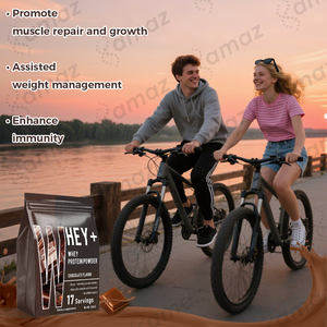 Poudre de protéines de lactosérum OEM/ODM de marque privée d'usine Amaz pour la prise de masse musculaire et l'amélioration immunitaire - Product Image 5