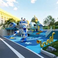 Servicio OEM de Personalización de Zonas de Juego Basadas en el Diseño, Parque Infantil Colorido para Niños al Aire Libre