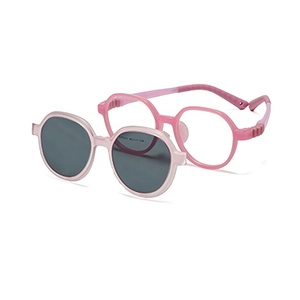 Bisagra curvada flexible TR90, montura óptica <span class=keywords><strong>con</strong></span> clip magnético, gafas <span class=keywords><strong>de</strong></span> <span class=keywords><strong>sol</strong></span> polarizadas <span class=keywords><strong>para</strong></span> niños, 18251 - Product Image 6