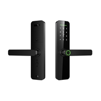 Cerradura Inteligente Biométrica Digital para Puerta Principal, la Más Competitiva, con Huella Dactilar, Tuya, para Madera, con Nube, Anti-robo, Wi-Fi