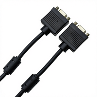 Cable COMTON VGA Macho a 2 Hembra DB9, Revestimiento de PVC, Conductor de Cobre Libre de Oxígeno, Blindaje de Aluminio/Lámina Metálica, 2 Metros de Longitud para Samsung