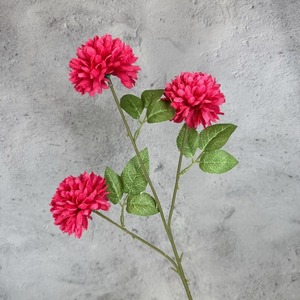 ดอกเบญจมาศปลอม MSH 3 หัว สำหรับตกแต่งห้องนอน - Product Image 4