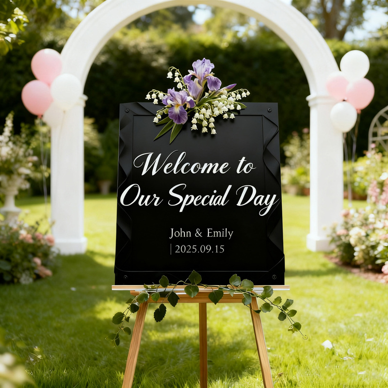 Custom Acrylic Sign Decoration for Frosted