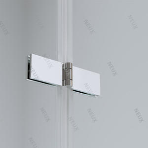 Panel de vidrio fácil de limpiar de 6mm 3 pantallas de ducha plegables sobre bañera con estilo abierto de bisagra - Product Image 5