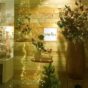 Waterval Vines String Licht Kerstboom Decoratie Guirlande Hek 600 Leds Fairy Lamp