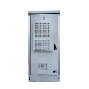 Armário exterior das telecomunicações do armário IP65 IP55 da bateria do metal com condicionador de ar da C.C.