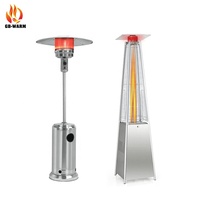Nouveaux produits tendance Design en acier inoxydable, chauffage au gaz naturel pour l'extérieur, Patio, Triangle, gaz Propane, jardin, Patio, vente en gros