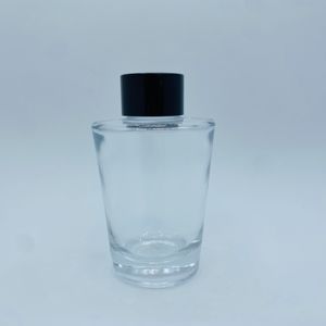 Élégant pot en verre transparent de 100 ml pour huiles essentielles DIY, avec bouchon en plastique rechargeable, personnalisable avec logo, pour maison et salle de bain, plusieurs pots disponibles - Product Image 4