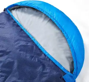 Saco de dormir de momia de plumón de ganso blanco personalizable para acampar impermeable portátil ligero para todas las estaciones con saco de compresión