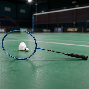 Raquette de badminton en fibre de carbone avec poignée en PU, cadre de contrôle du volant pour joueurs amateurs, intermédiaires et seniors - Product Image 5
