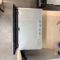 Four à micro-ondes encastrable 17L 1050W, largeur 45cm, affichage numérique LED avec fonction dégivrage pour la maison et la cuisine MEW301-FB