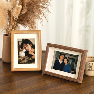 Cadre photo souvenir Kate & <span class=keywords><strong>Milo</strong></span> Moi et ma sœur, support chevalet en bois, impression UV, fixation murale, décoration de chambre de bébé - Product Image 5