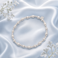 Chaîne à perles en acier inoxydable poli miroir, couleur argent, simple et minimaliste, pour usage quotidien, bijoux imperméables