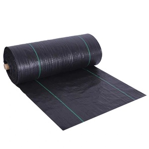 Malla Plástica Negra con Línea Verde para Invernadero y Jardín, Barrera Antihierbas de PP, Control de Malezas, Cobertura de Suelo, Servicio de Corte, Vida Útil de 3-5 Años - Product Image 1