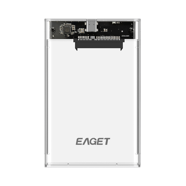 New USB 3.0 to Sata III Acrylic Clear External Hard Drive SSD Chassis External Hard Drive Enclosure 2.5" Hard Drive Enclosure