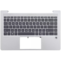 Nouveau repose-poignets supérieur pour ordinateur portable HP Probook 440 445 G9 G8 N01286-001 N01287-001 M23770-001 M23769-001 Clavier rétroéclairé argenté