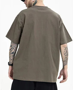 Venta caliente de alta calidad de gran tamaño de talla grande de impresión personalizada al por mayor camiseta en blanco para hombres - Product Image 4