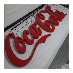Custom Metal Stainless Steel Halo Lit Letter Illuminated Led Backlit For Office Company Led Wall Sign