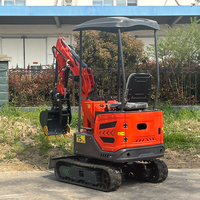 Mini-excavatrice compacte durable 1,5T 2T avec brise-roche hydraulique, garantie CE, vente directe usine