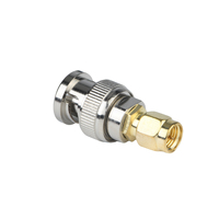 Adaptateur RF BNCJ-SMAJ, prise femelle SMA droite vers câble coaxial RF mâle BNC, convertisseur