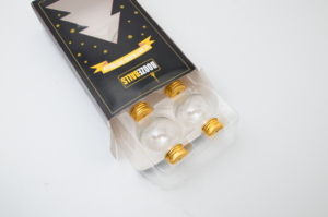 Venta al por mayor Campana de Navidad de grado alimenticio Botella de jugo de plástico Bola de jugo Botella de bebidas energéticas para Navidad 10ml 20ml 30ml - Product Image 2