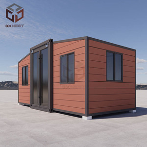 Casa Contenedor Rectangular Expandible Moderna y Personalizable <span class=keywords><strong>de</strong></span> 3x10 pies con <span class=keywords><strong>Dos</strong></span> <span class=keywords><strong>Habitaciones</strong></span> para Uso en Exteriores, Durabilidad <span class=keywords><strong>de</strong></span> 30-40 Años - Product Image 1