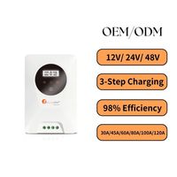Puissance 24V 120 Ampères MPPT Hybride Hors Réseau Onduleur Solaire Construit Contrôleur de Charge MPPT Avec WiFi