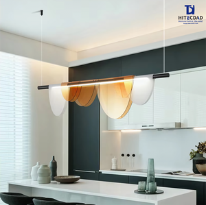 HITECDAD 40 واط مزدوج اللون مصدر الضوء الأجهزة + الاكريليك غرفة المعيشة غرفة الطعام غرفة نوم فندق الثريا - Product Image 1