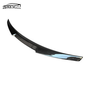 A3 S3 8V M4 gaya kualitas tinggi serat karbon Spoiler belakang sayap Spoiler bagasi untuk Audi A3 S3 8V - Product Image 3