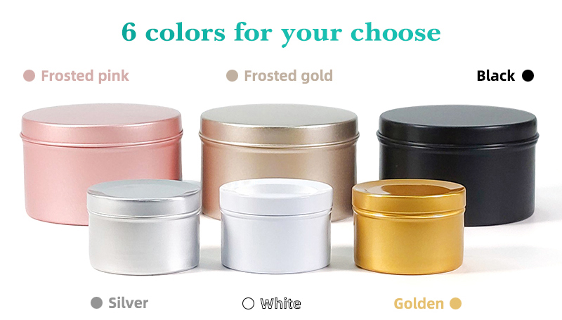 【ラクマ】サメミロン20箱 2oz Cylinder Candle Jar Candle Tins - Recycled Aluminum
