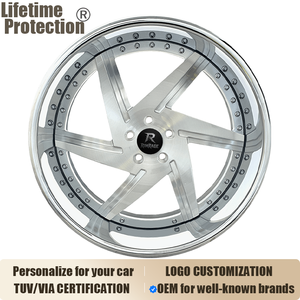 Cerchi Forgiati Rucci <span class=keywords><strong>CHAPO</strong></span> in 2 Pezzi, 18-26 Pollici, 5x112 5x120 5x127 per Ford Bronco Raptor, Jeep Wrangler, Ram 1500, Land Cruiser - Product Image 1