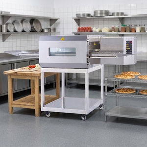 Forno per <span class=keywords><strong>Pizza</strong></span> a Nastro Trasportatore da 12 Pollici con Impingement ad Aria Calda, Forno Automatico per Cuocere <span class=keywords><strong>Pizza</strong></span> <span class=keywords><strong>e</strong></span> Hamburger - Product Image 1