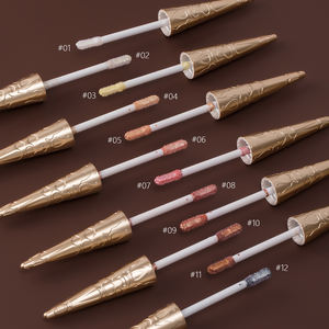 Paleta de Sombras de Ojos Líquidas de Alta Pigmentación, Brillo Labial Vegano, Sin Crueldad, Resistente al Agua, Iluminador, Paleta de Sombras de Ojos Mágica Brillante - Product Image 4