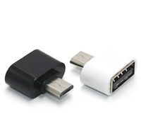 Adaptador OTG, lector de tarjetas USB para teléfono móvil, adaptador Usb2.0 a Micro Android V8