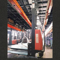 Venta caliente 1000KG-2000KG Apilador de paletas semieléctrico con carretillas elevadoras eléctricas Capacidades 2204lb/3306lb/4409lb