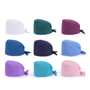 Venta al por mayor ajustable enfermera médico sombrero mascota <span class=keywords><strong>veterinario</strong></span> dentista trabajo sombrero Hospital clínica hombres mujeres enfermera médico Scrubs Dental sombrero - Product Image 2