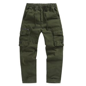 Pantalones <span class=keywords><strong>de</strong></span> <span class=keywords><strong>Trabajo</strong></span> con Puños para <span class=keywords><strong>Hombre</strong></span>, Primavera <span class=keywords><strong>Verano</strong></span>, Estilo Casual, Ajustados, Juveniles, <span class=keywords><strong>de</strong></span> Moda, <span class=keywords><strong>de</strong></span> Pierna Recta, Tipo Cargo - Product Image 3